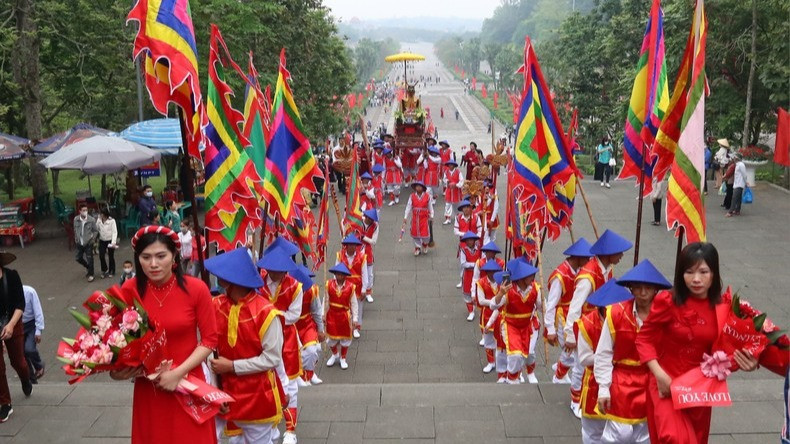 Dự báo thời tiết tại thành phố Việt Trì, tỉnh Phú Thọ có mưa rào rải rác trong ngày nghỉ lễ Giỗ Tổ Hùng Vương (5-7/4/2025).