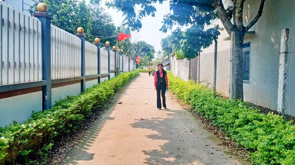 Kinh tế phát triển, môi trường trong lành, xóm Phẩm, xã Dương Thành, huyện Phú Bình trở thành miền quê đáng sống.