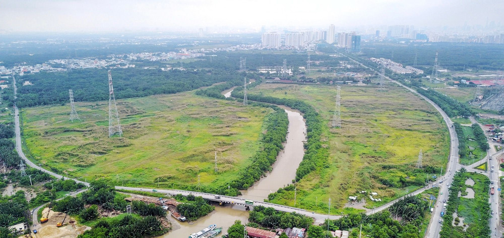 Thuế đất tại huyện Nhà Bè được điều chỉnh tăng cao.