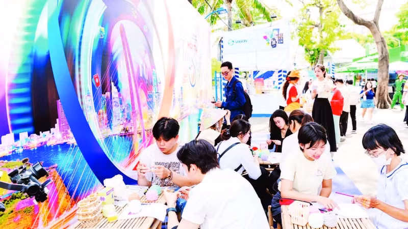 Một hoạt động trong khuôn khổ Ngày hội Du lịch Thành phố Hồ Chí Minh năm 2025. (Ảnh Sở Du lịch). 