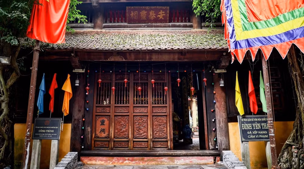 Nét đẹp cổ kính của đình Yên Thái, Hà Nội được công nhận là Di tích lịch sử văn hóa cấp quốc gia năm 1995.