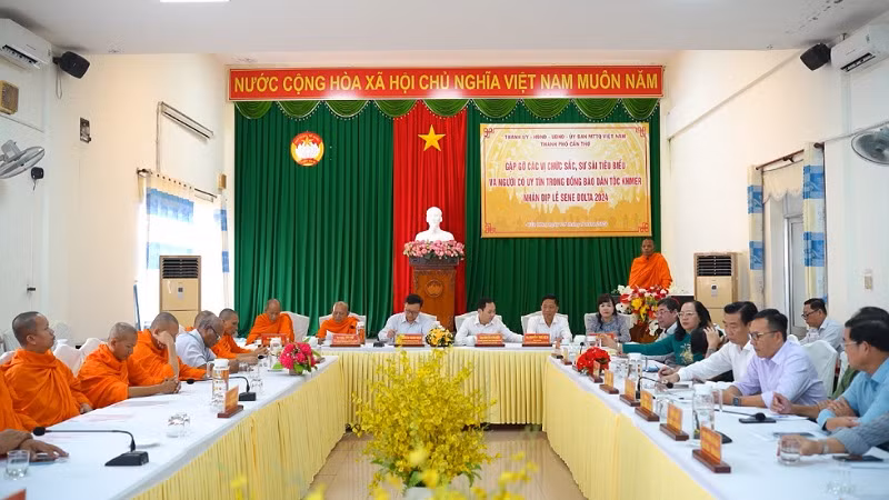 Quang cảnh cuộc gặp mặt.