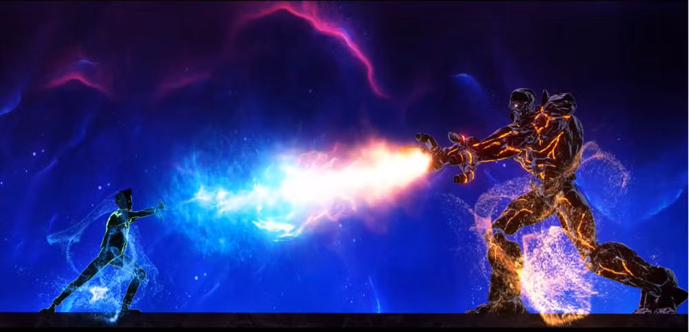 Các nhân vật và bối cảnh được xây dựng trên thuyết ngũ hành.