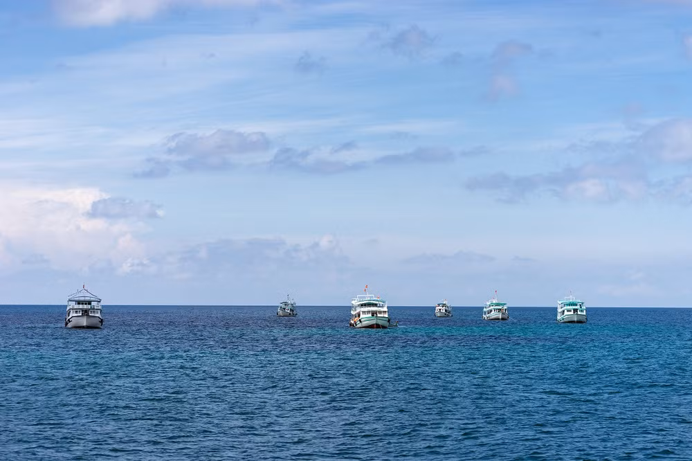 Du khách có thể đến Phú Quốc bằng đường biển.