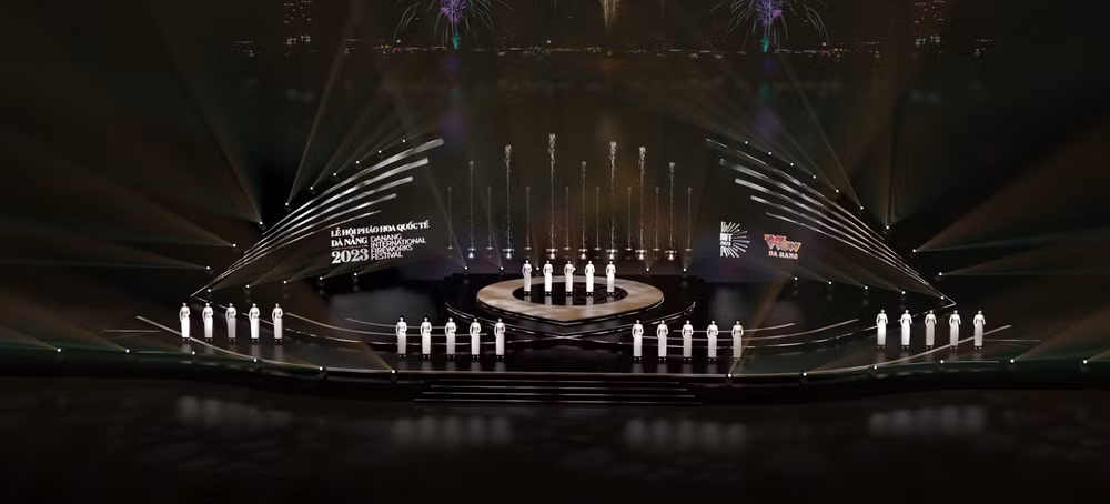 Phối cảnh sân khấu DIFF 2023.