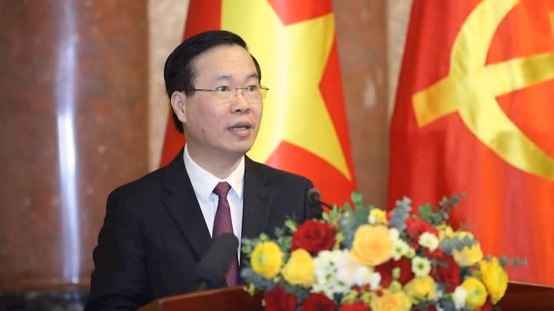 Chủ tịch nước Võ Văn Thưởng.