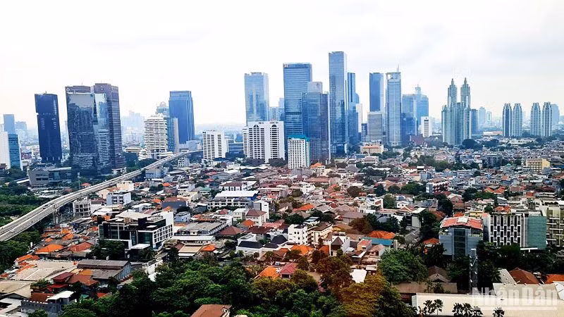 Một góc thủ đô Jakarta, Indonesia. (Ảnh: N.T)