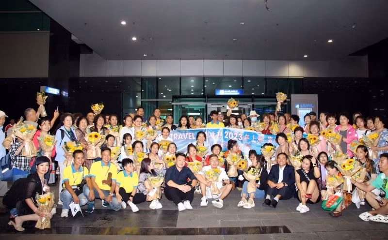 Du khách Hàn Quốc tới Phú Quốc. (Ảnh: CTV)