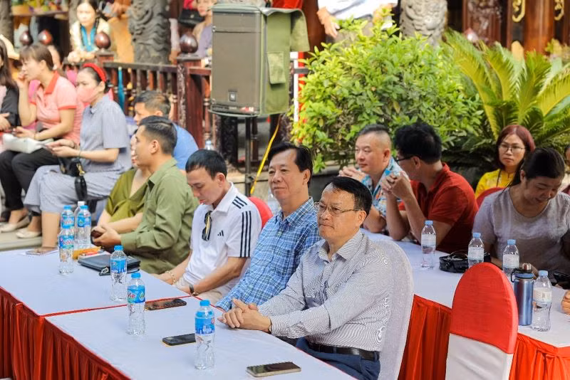 Không gian văn hóa Việt Ứng Thiên, thôn Đồng Âm, xã Đông Xuân, huyện Quốc Oai, TP Hà Nội nơi diễn ra buổi tọa đàm. (Ảnh: Viện Phát triển văn hóa dân tộc).