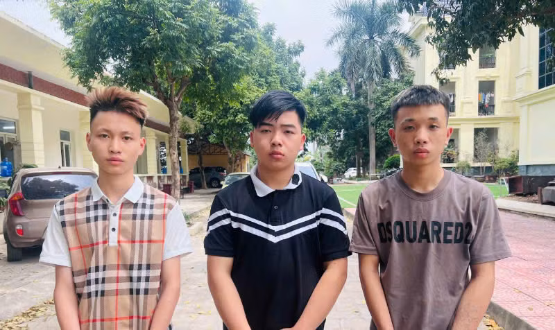 Ba đối tượng bị bắt giữ.