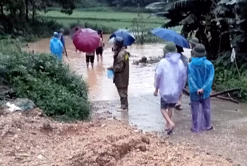 Hiện trường nơi xảy ra vụ việc.