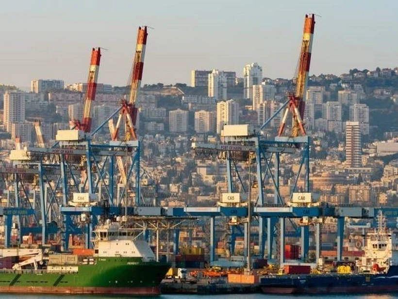 Quang cảnh cảng và thành phố Haifa ở miền bắc Israel. (Nguồn: Getty Images/TTXVN)
