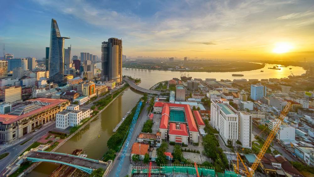 Một góc Thành phố Hồ Chí Minh. (Ảnh: Trần Minh Dũng)
