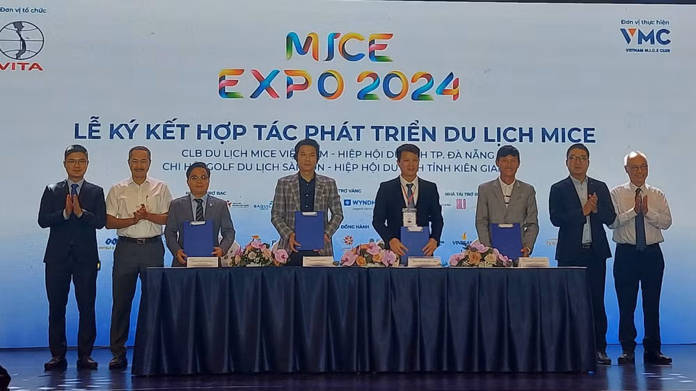 Ký kết hợp tác phát triển du lịch MICE giữa các đơn vị.