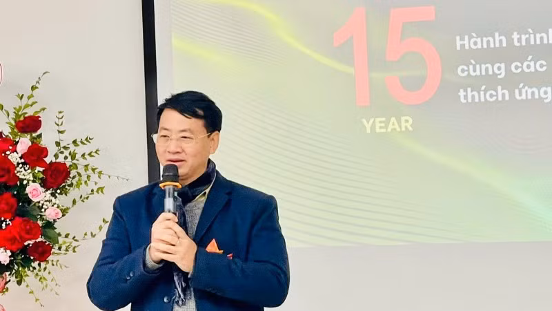 Ông Nguyễn Tiến Đạt, Phó Chủ tịch Hiệp hội Du lịch Hà Nội, CEO Công ty AZA Travel chia sẻ tại Tọa đàm.