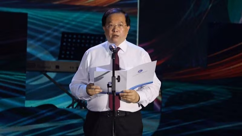 Thứ trưởng Văn hóa, Thể thao và Du lịch Tạ Quang Đông phát biểu khai mạc. (Ảnh: Ban tổ chức)