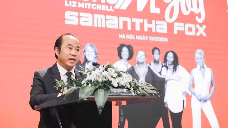 Phó Giám đốc Sở Văn hóa, Thể thao và Du lịch Lâm Đồng Trần Thanh Hoài phát biểu. (Ảnh: HÒA NGUYỄN)