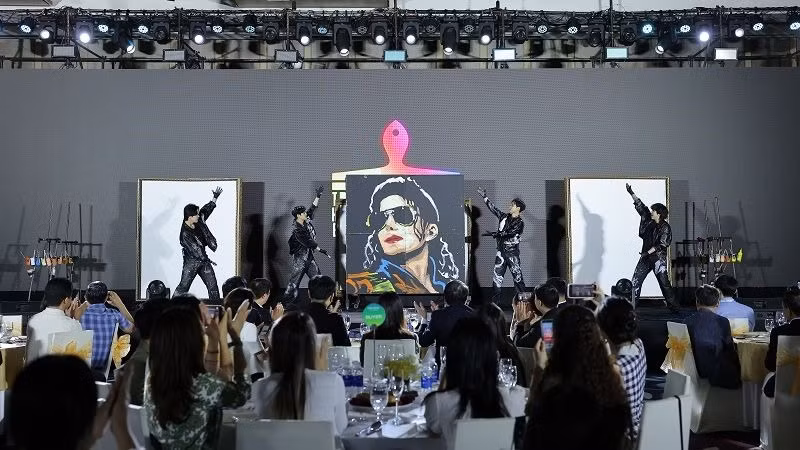 Một tiết mục nghệ thuật tại sự kiện Korea Travel Mart 2025. (Ảnh: Tổng cục Du lịch Hàn Quốc)