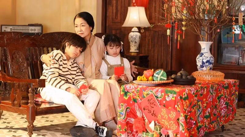 MV hướng đến ngợi ca tình cảm gia đình. (Ảnh: MẠNH NGUYỄN)