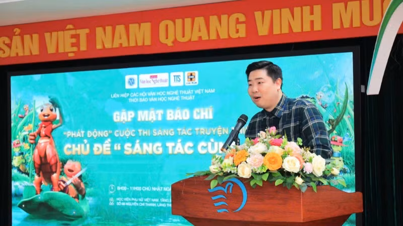 Ông Vũ Duy Nam, đại diện CinePlus phát biểu. (Ảnh: BTC)