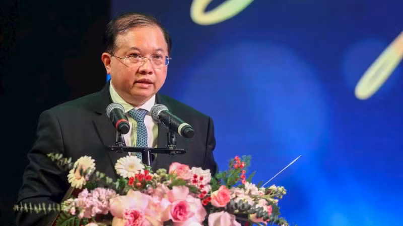 Thứ trưởng Văn hóa, Thể thao và Du lịch Tạ Quang Đông phát biểu. (Ảnh: NAM NGUYỄN)