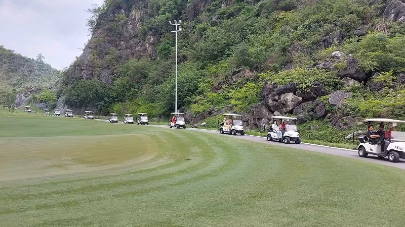 Khảo sát sân golf Legend Valley Country.