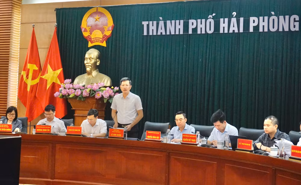 Ông Lê Anh Quân, Phó Chủ tịch Thường trực Ủy ban nhân dân thành phố Hải Phòng.