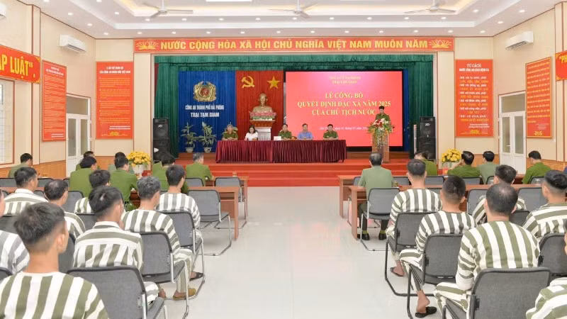 54 phạm nhân ở Hải Phòng đủ điều kiện đặc xá theo quy định của Luật Đặc xá.