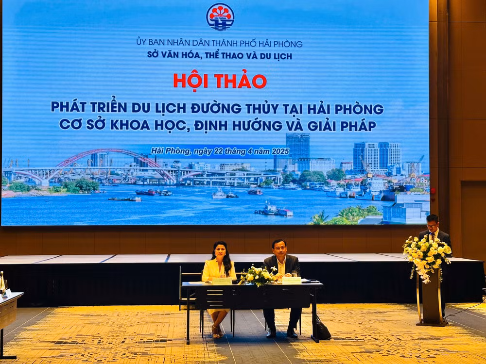 Cục Du lịch quốc gia Việt Nam và Sở Văn hóa,Thể thao và Du lịch Hải Phòng chủ trì hội nghị.