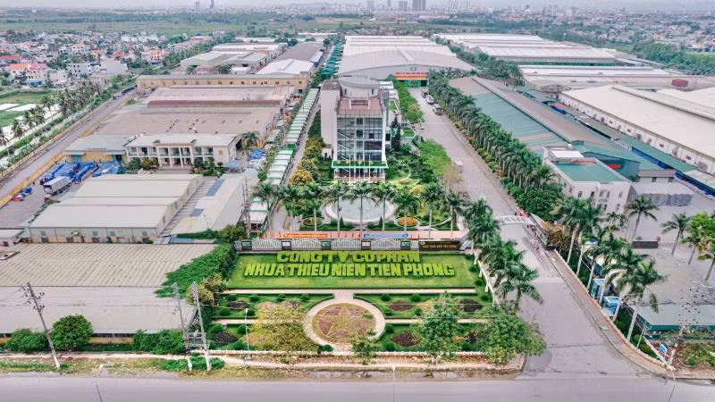 Nhà máy sản xuất tại quận Dương Kinh của Nhựa Tiền Phong.