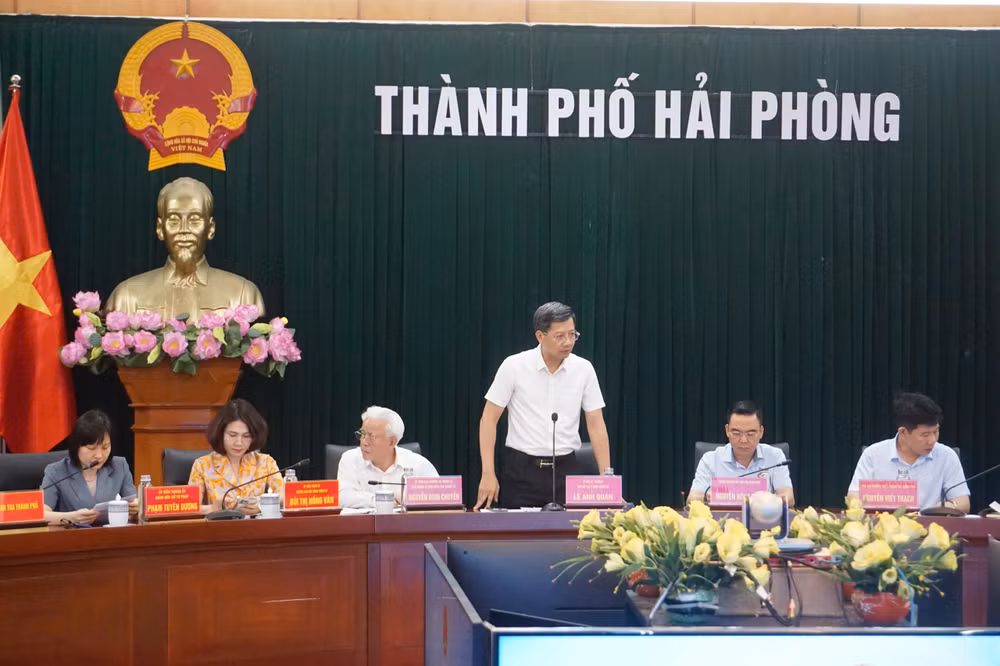 Ông Lê Anh Quân, Phó Chủ tịch Thường trực Ủy ban nhân dân thành phố Hải Phòng.