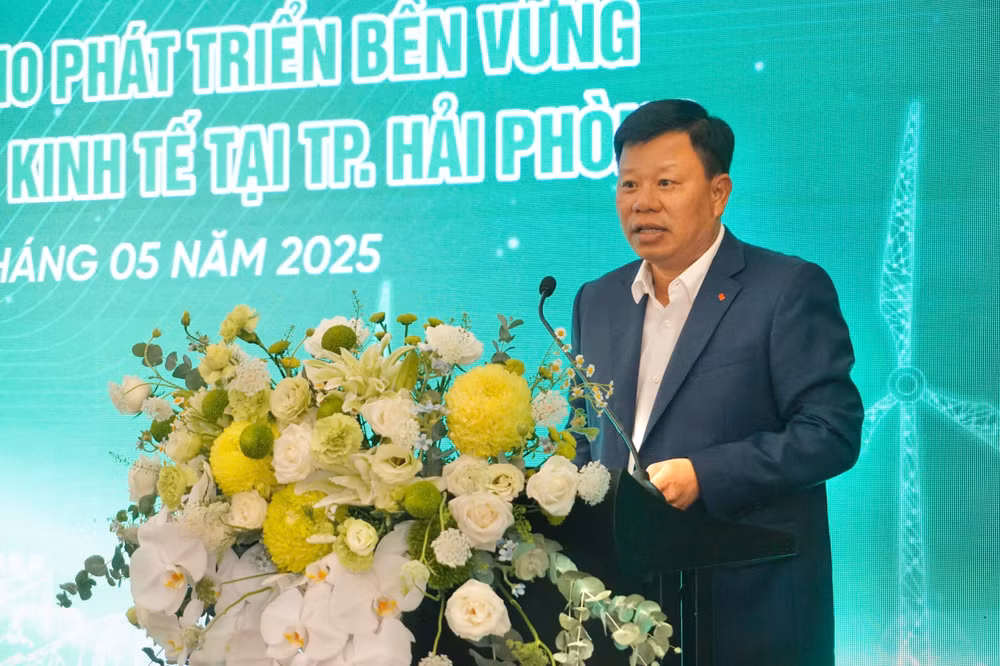 Ông Lê Trung Kiên, Trưởng Ban quản lý Khu kinh tế Hải Phòng.