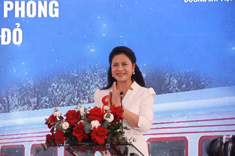 Bà Trần Thị Hoàng Mai, Giám đốc Sở Văn hóa, Thể thao và Du lịch thành phố Hải Phòng.