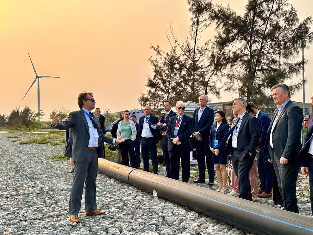 Các tập đoàn, doanh nghiệp Vương quốc Bỉ thăm Khu Công nghiệp Deep C Hải Phòng.