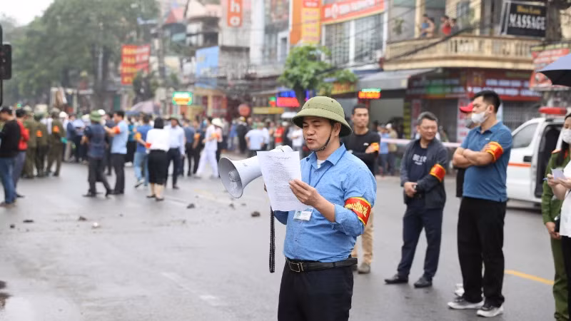 Quận Kiến An bảo đảm an toàn giao thông, an ninh trật tự trước, trong và sau cưỡng chế.