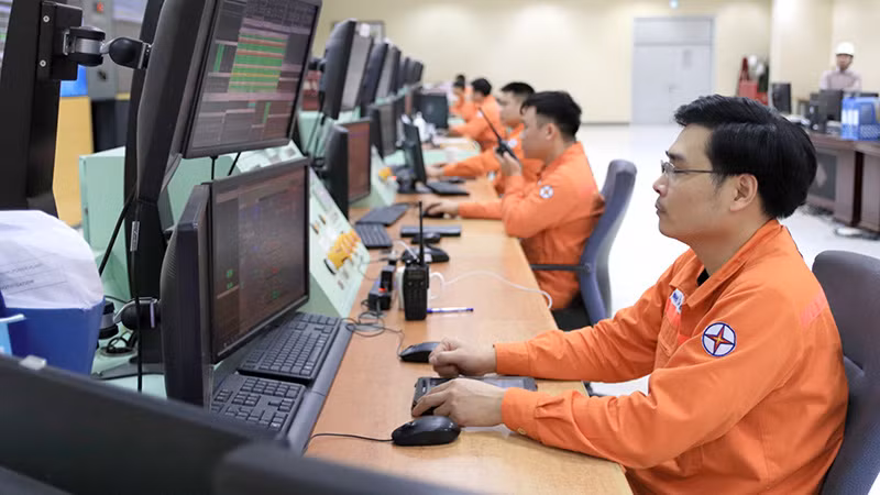 Trung tâm điều khiển Nhà máy Nhiệt điện Mông Dương 1.