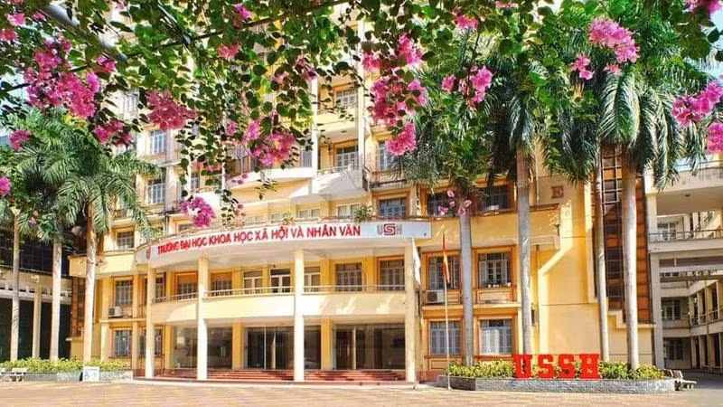 Trường đại học Khoa học xã hội và Nhân văn (Đại học Quốc gia Hà Nội) là cơ sở có đào tạo ngành công tác xã hội. (Ảnh: USSH)