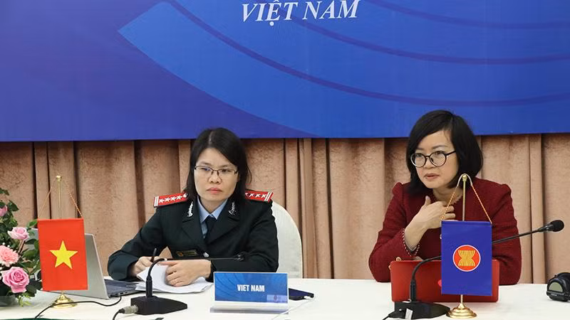 Đại diện Bộ Lao động-Thương binh và Xã hội dự chương trình. (Ảnh: Molisa)