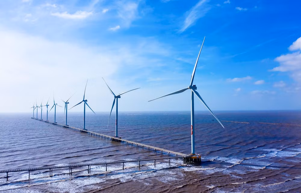 Các dự án năng lượng tái tạo đang phát triển mạnh mẽ ở Việt Nam. 