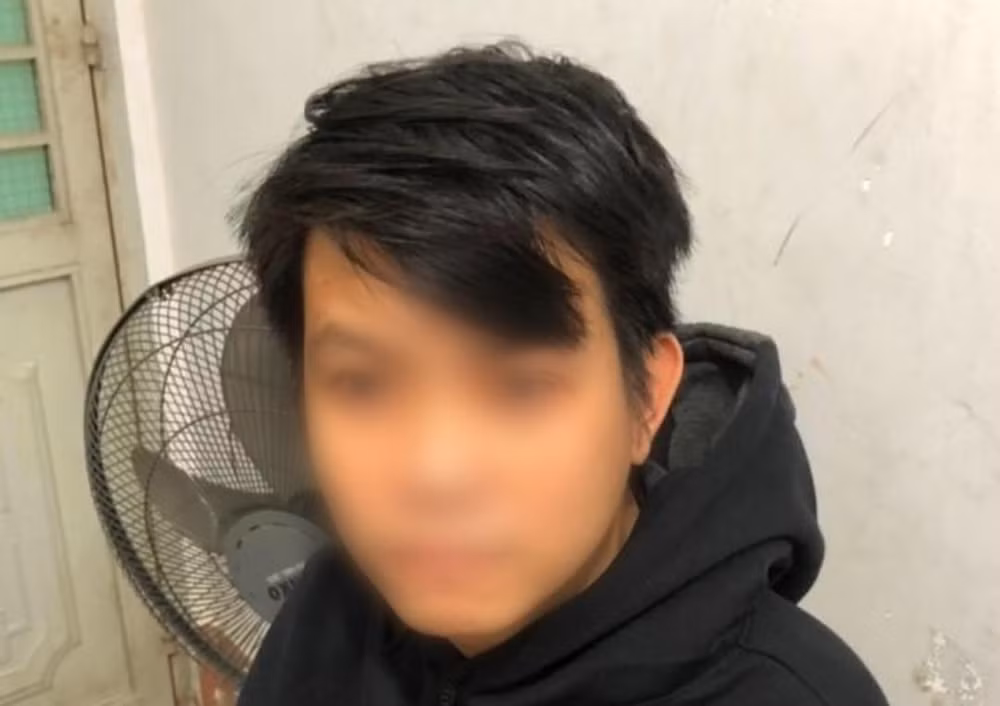 Đối tượng Vũ Văn Thắng bị bắt giữ.