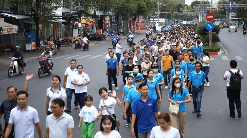 Chương trình thu hút nhiều người tham gia.