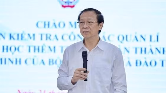 Thứ trưởng Giáo dục và Đào tạo Phạm Ngọc Thưởng. (Ảnh: Bộ Giáo dục và Đào tạo)