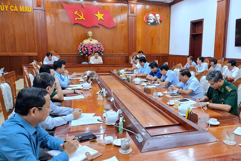 Bí thư Tỉnh uỷ Cà Mau (trên cùng) yêu cầu cán bộ, công chức, các địa phương trong tỉnh khẩn trương công việc, không được sa đà tiệc tùng sau Tết bỏ bê công việc. 