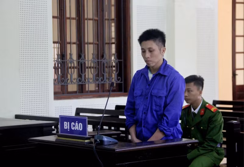 Bị cáo Thò Bá Cha tại phiên tòa xét xử.