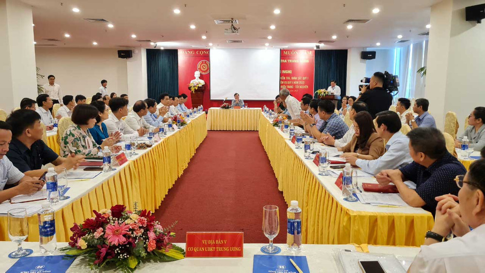 Hội nghị giao ban công tác kiểm tra, giám sát của Đảng khu vực miền trung- Tây Nguyên.