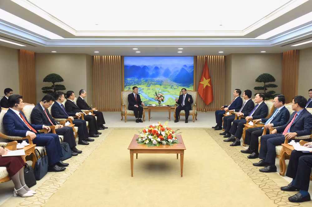 Quang cảnh buổi tiếp.