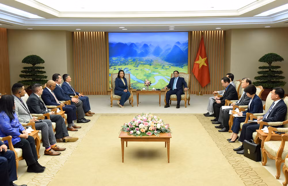 Quang cảnh buổi tiếp.