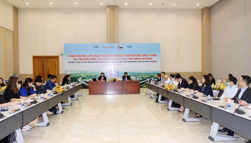 Quang cảnh buổi làm việc.