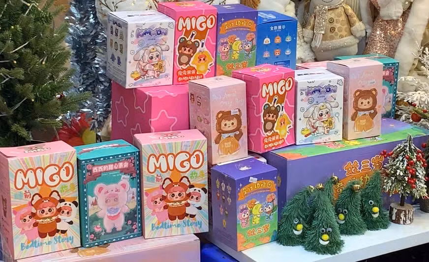 Hộp túi mù Baby Three trở thành cơn sốt thời gian gần đây. (Ảnh: GIA ÂN)
