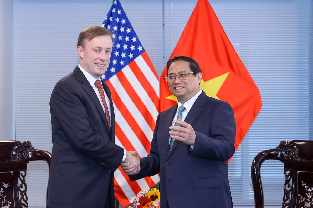 Thủ tướng Chính phủ Phạm Minh Chính đã tiếp Cố vấn An ninh quốc gia Hoa Kỳ Jake Sullivan.